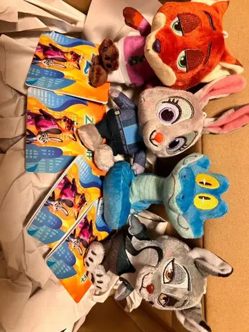 주토피아 2 빨간 볼 마스코트 컴플리트 세트 남코 한정판