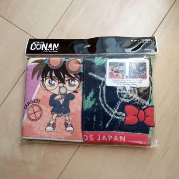USJ 한정판 명탐정 코난 미니 타월 2개 세트