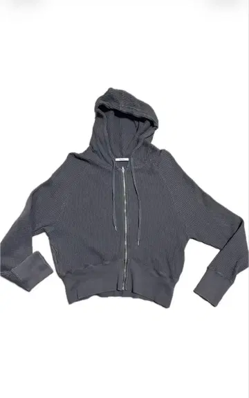 레어 써멀 쇼트 기장 지퍼 후드티