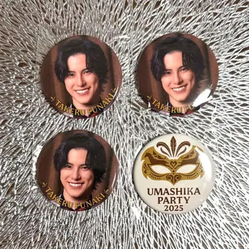 우마시파 2025 캔뱃지 후나키 켄 로고