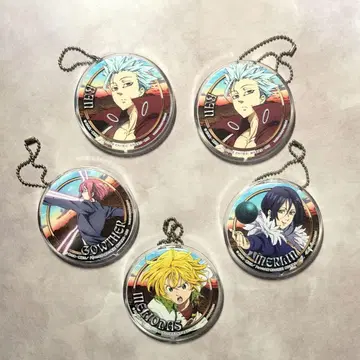 일곱개의 대죄 키링 캔뱃지 마를린 반 멜리오다스 고우셀