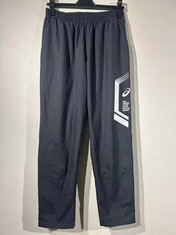 ASICS 안감 플리스 겨울용 저지 안감 플리스 브레이커 팬츠 조거 팬츠