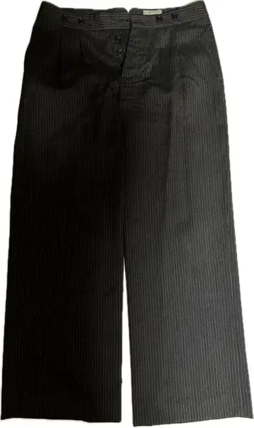 MARGARET HOWELL 스트라이프 와이드 팬츠