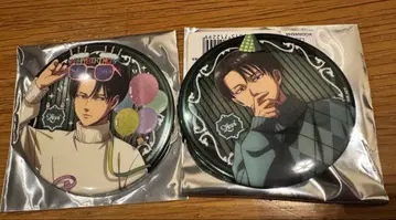 리바이 이케프리 프린스 호텔 캔뱃지 세트 진격의 거인 랜덤