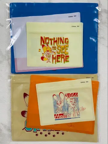 주토피아2 제일복권 지퍼백 J상 2세트