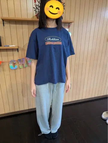 빈티지 90s' ROKKAN O.C. 네이비 티셔츠