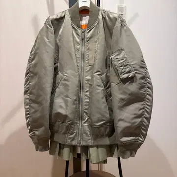 sacai 그레이 MA-1 자켓 사이즈 1