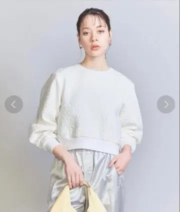 BEAUTY&YOUTH UNITED ARROWS 자카드 크루넥