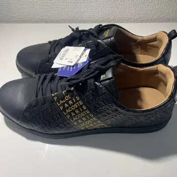 LACOSTE 블랙 스니커즈