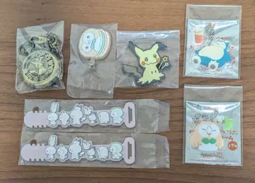 포켓몬 1번 복권 회중시계 미미큐 모크로 코메다 커피 키링