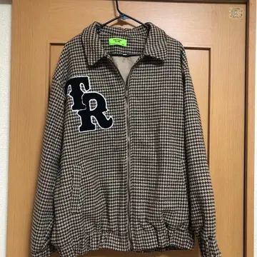 Ressaca TR 로고 하운드투스 체크 패턴 블루종