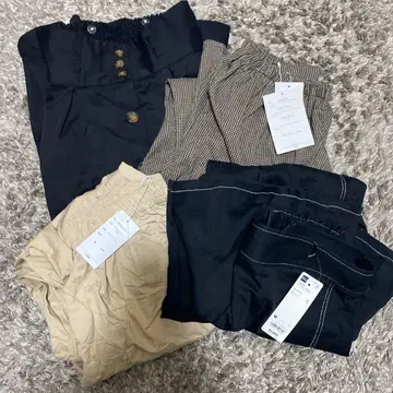 여성용 스커트 팬츠 세트