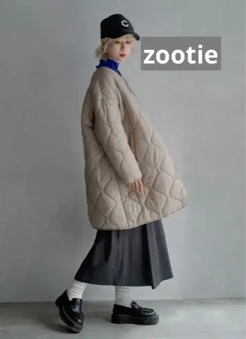 zootie 즈티 에어리 나일론 퀼팅 코트