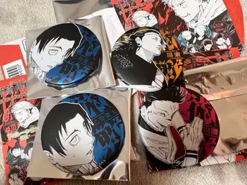 주술회전 컬렉션 캔뱃지 4개 세트