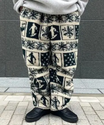 BEAMS 보아 와이드 팬츠