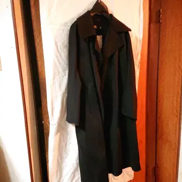 유니클로+J 캐시미어 블렌드 랩 롱 코트 블랙 M