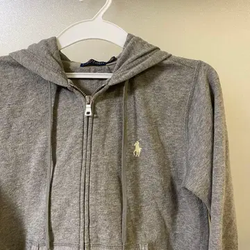 그레이 풀 지퍼 후디 폴로 랄프로렌