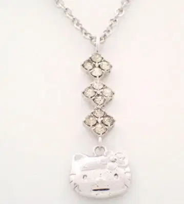 SWAROVSKI 헬로키티 실버 목걸이
