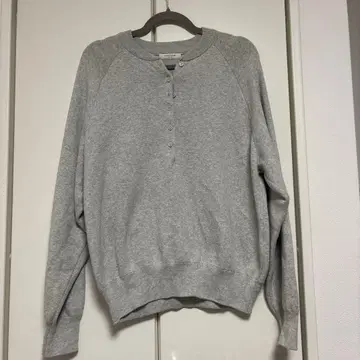 FREAK'S STORE 맨투맨 같은 헨리넥 니트 풀오버