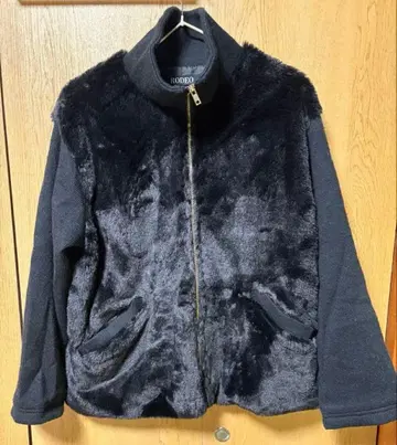 RODEO 인조 모피 자켓 블랙