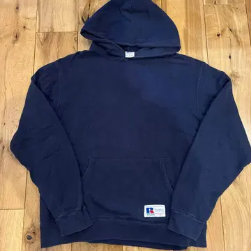 Russell Athletic 후드 부착 맨투맨 L 네이비