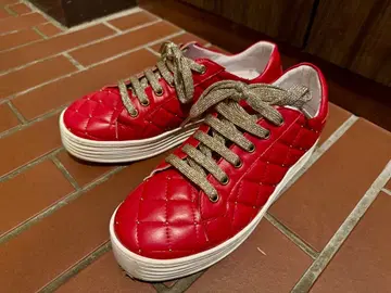 이탈리아제 ELENA 엘레나 소가죽 스니커즈 37