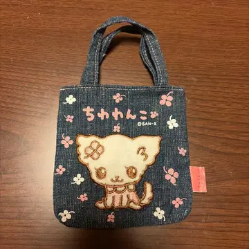 [레어!] 치와와 강아지 미니백 산엑스 헤이세이 레트로 당시물