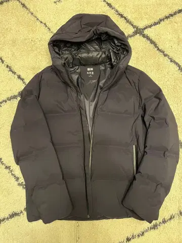 유니클로 UNIQLO 심리스 다운 자켓 XL 블랙