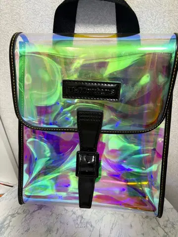 Dr.Martens 클리어 홀로그램 백팩