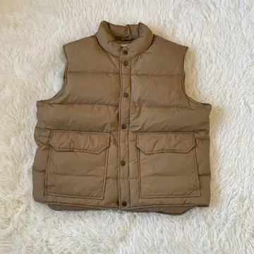 MADNESS 마드네스 [ L ] 베이지 다운 베스트 2 포켓