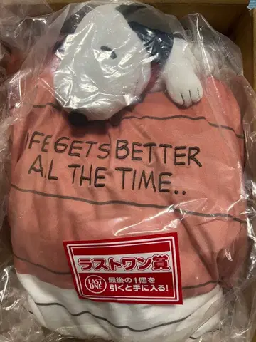 1번 복권 라스트 원 PEANUTS 스누피 쿠션