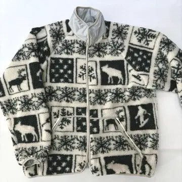 BEAMS 보아 플리스 자켓 리버서블