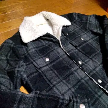 저널 스탠다드 보아 블루종 블록 체크 블랙 계열