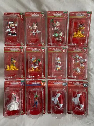 디즈니 크리스마스 오너먼트 피규어 미개봉 묶음 판매