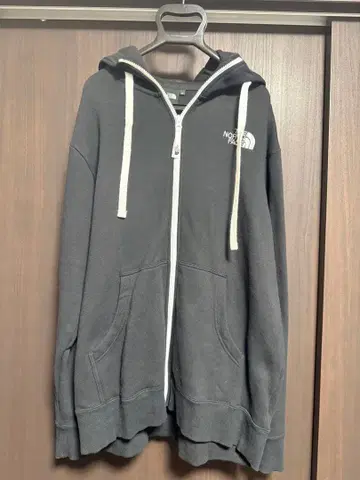 THE NORTH FACE 지퍼 후드티 블랙 L 사이즈