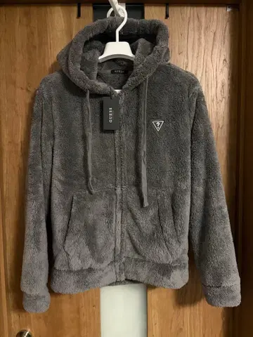 [새상품] 게스 GUESS 보아 플리스 자켓 풀 집업 후드티