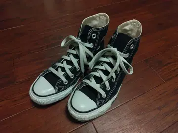 컨버스 올스타 블랙 하이컷 스니커즈