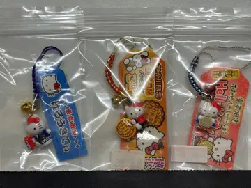 레어 지역 한정 키티 끈 스트랩 가나가와 도쿄 이와테 월병 센베이