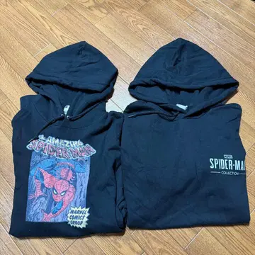 스파이더맨 블랙 후드티 2세트