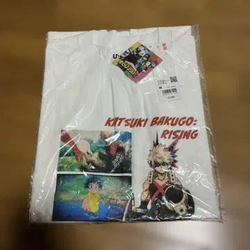 나의 히어로 아카데미아 히로아카 유니클로 t셔츠 M사이즈 바쿠고 카츠키