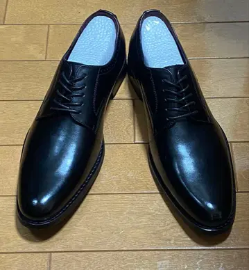 [ 연말 세일 ] 비즈니스 슈즈 스트레이트 팁 블랙 27cm