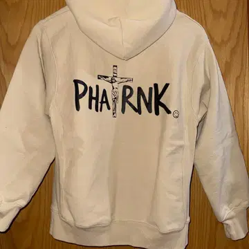 PHARNK 크림색 후드티 S 사이즈