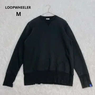 루프 휠러 트레이닝복 맨투맨 블랙 라운드통 퀄리티 블랙 M