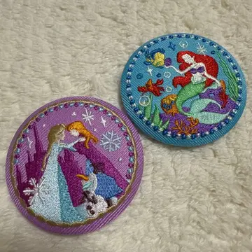 디즈니 자수 캔 배지 2