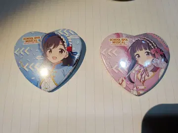 스쿨 아이돌 뮤지컬 츠바키 루리카 미카사 마야 캔뱃지 도쿄역 이치방가이