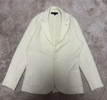 LARDINI 가디건 자켓 모헤어 혼방 아이보리 라르디니