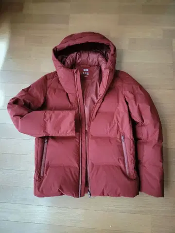 UNIQLO 심리스 다운 후드티 S