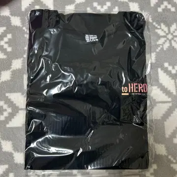 to HERO 로고 블랙 긴팔 T셔츠