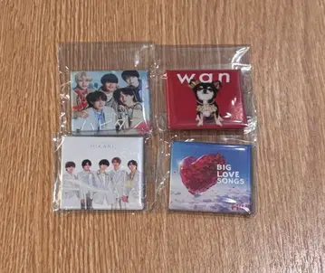 M!LK POPUP EVENT 캡슐 토이 스퀘어 마그넷 4점