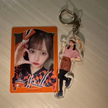 CANDY TUNE 미나미 나츠 아크릴 키링과 트레이딩 카드